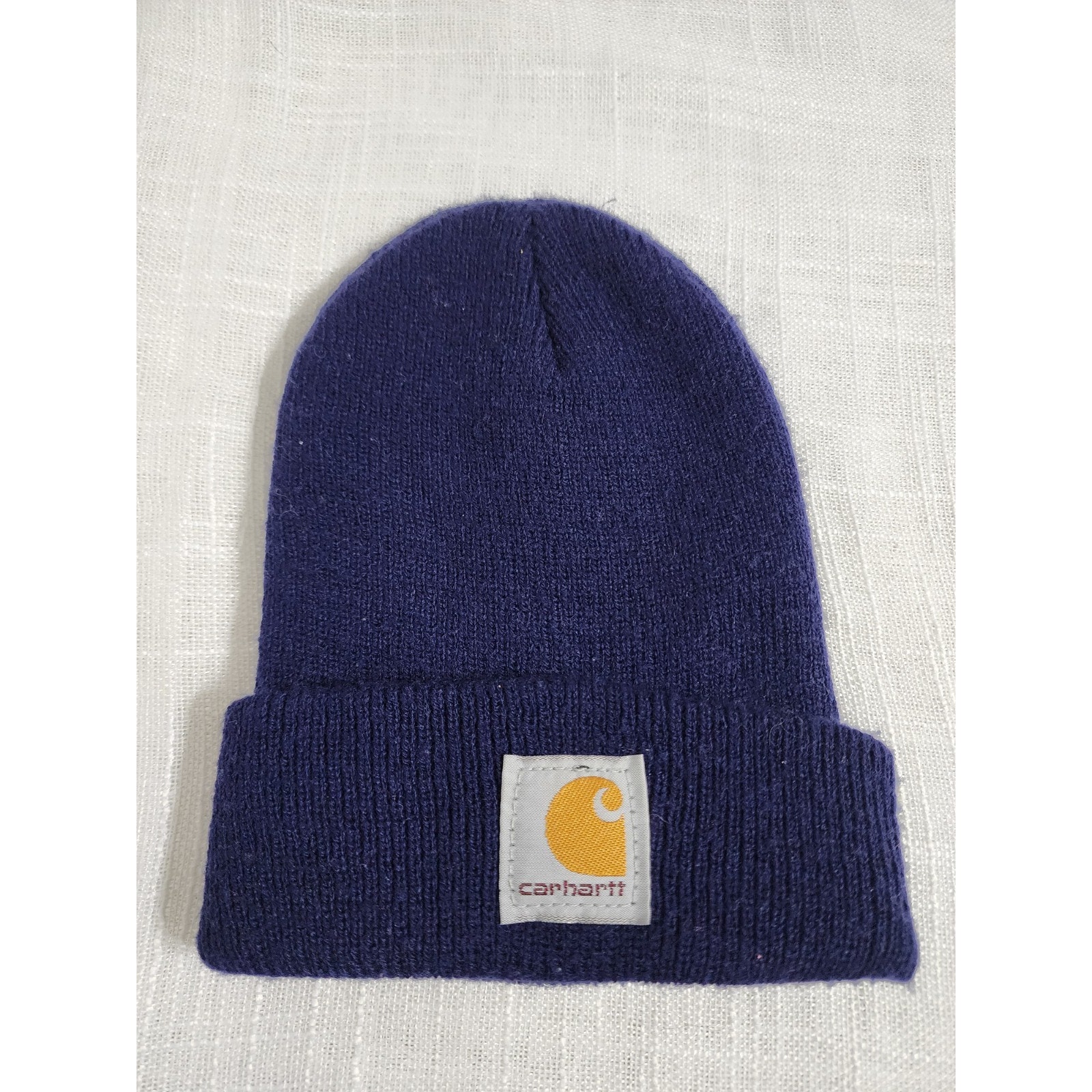 Carhartt Knit Beanie Navy Infant/Toddler Solid Pattern